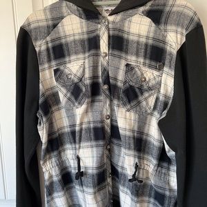 Women’s Harley-Davidson Flannel and knit hoodie